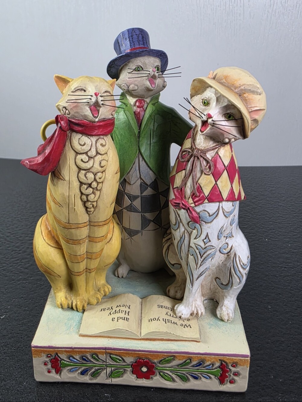 Retired Jim Shore Heartwood Creek Caroling Cats